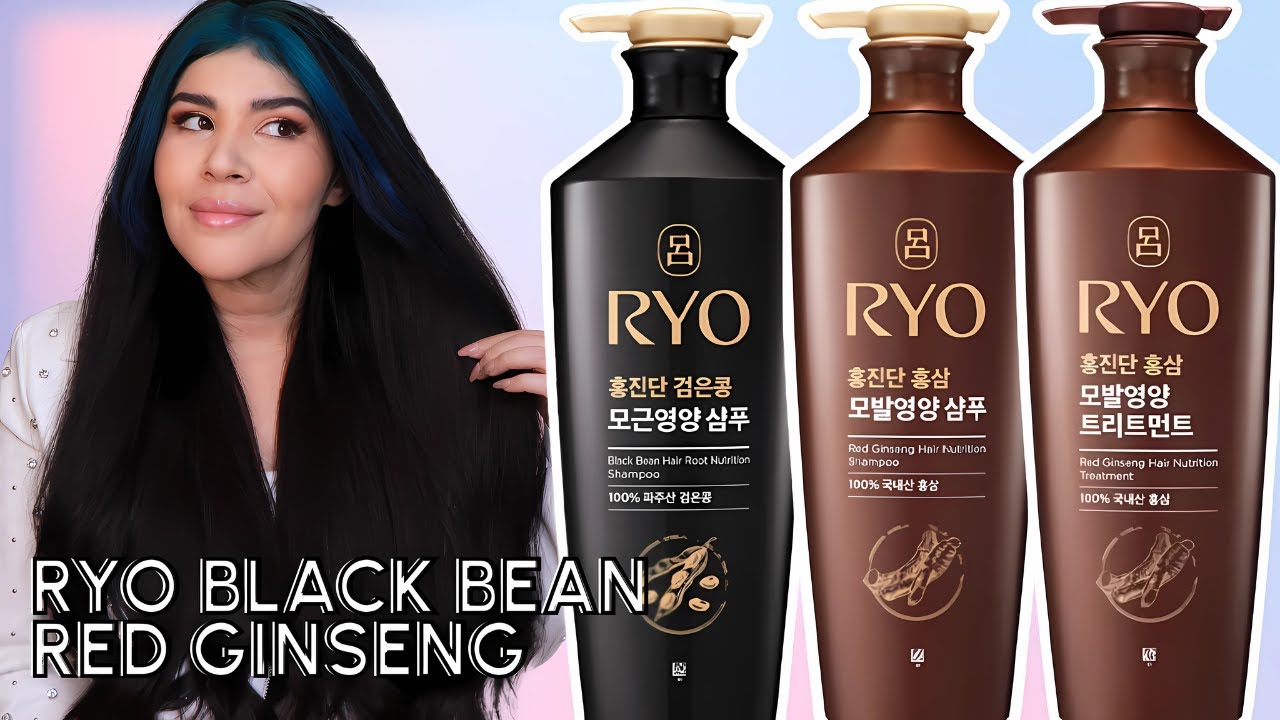 🖤 RYO BLACK BEAN & RED GINSENG: Fortalecimento capilar desde a raiz