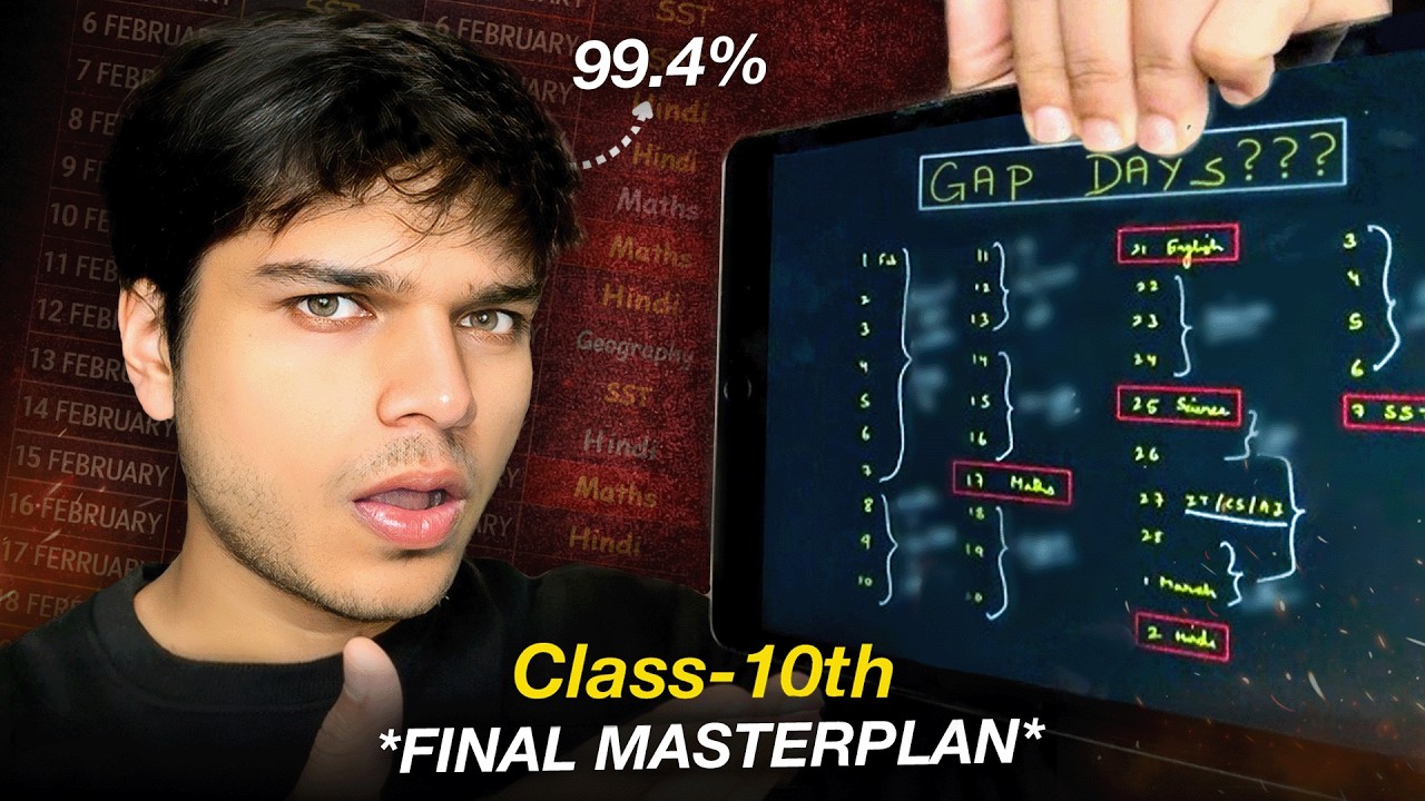Class 10th - Last 15 Days Masterplan🔥 that Got Me 99.4%