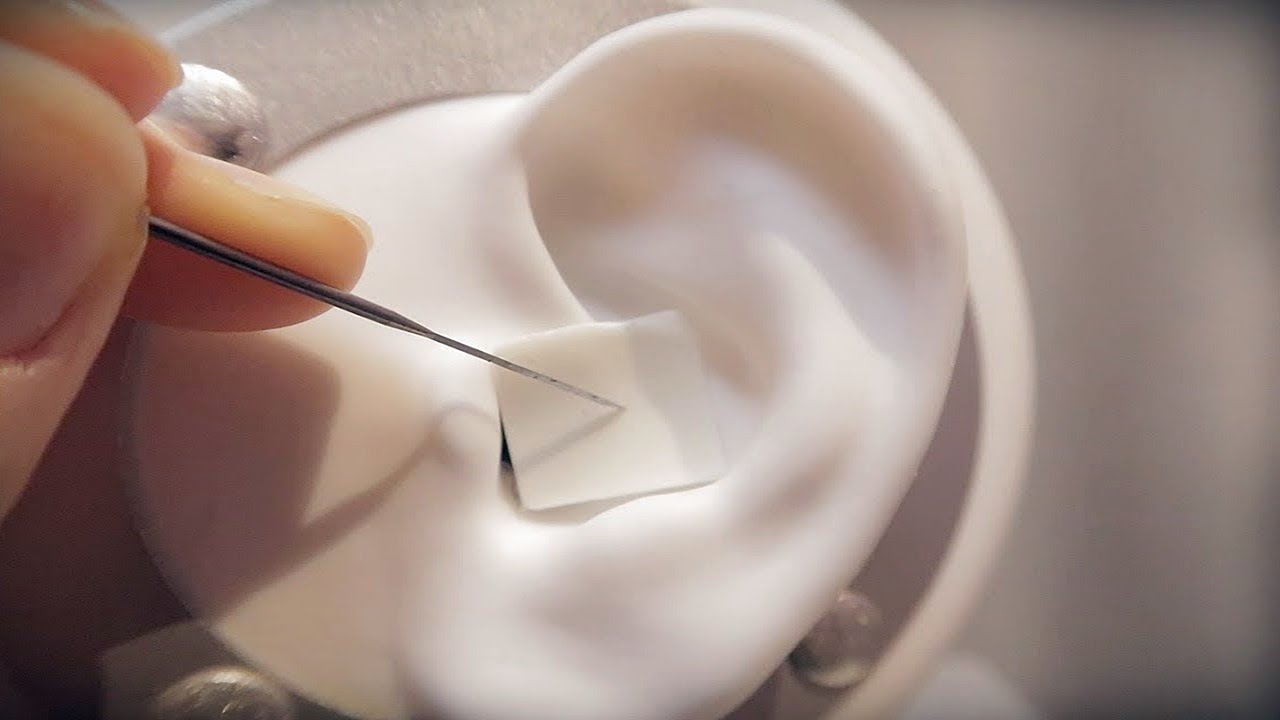[ASMR]고막 바늘로 콕콕 찌르기/Eardrum stab ear cleaning (no talking)