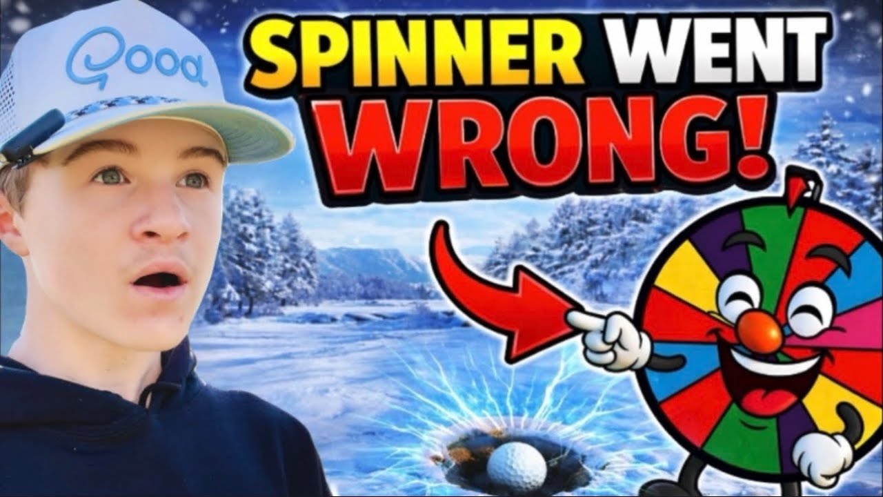 ❄️⛳ Snowy Spinner Wheel Golf Challenge Went Completely INSANE! 😱🔥