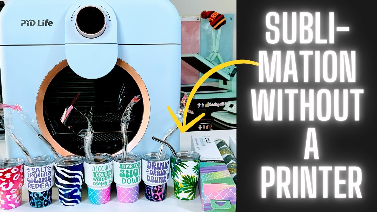 How To Sublimate Shot Glasses In A Sublimation Oven #sublimation #infusibleink