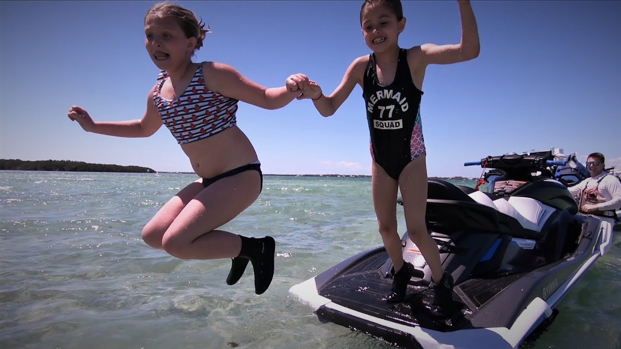 KIDS HAVE A BLAST! on Yamaha WaveRunner in Florida Keys