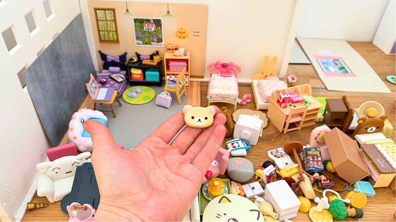 Mini apartment installation 🌟Mini bedroom 🌟 ASMR 🌟