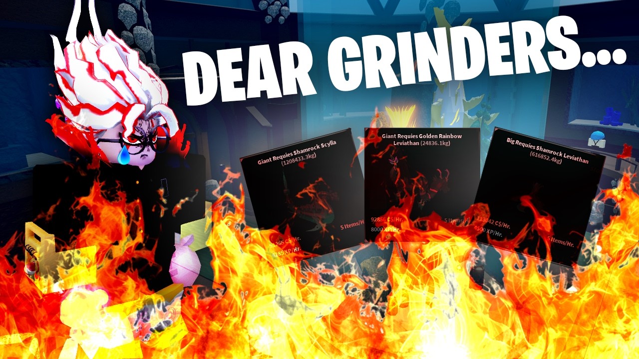 Dear Grinders… We Might Be COOKED in Roblox Fisch.