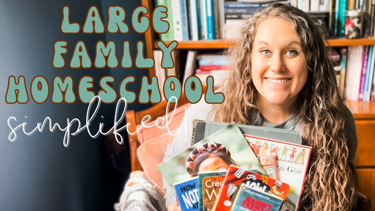 Curriculum choices for family group learning subjects for 2023-2024 | large family homeschool