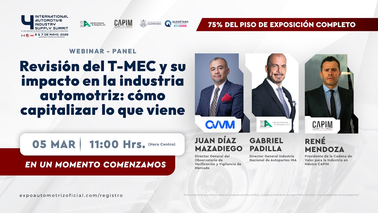 Revisión del T-MEC y su impacto en la industria automotriz: cómo capitalizar lo que viene