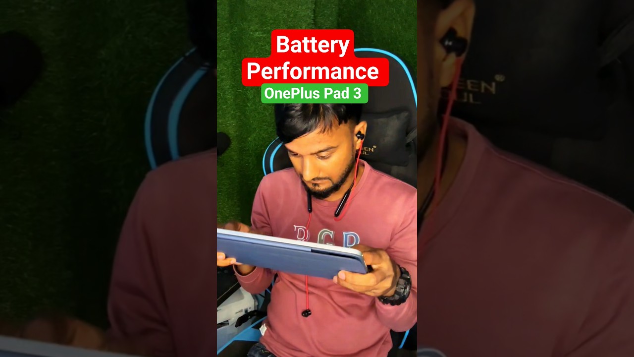 Bgmi Battery Performance Test OnePlus Pad 3 