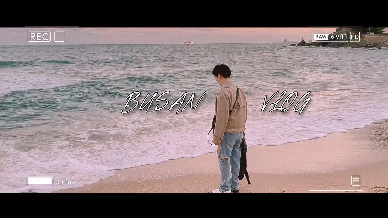[윤지성VLOG] V룽V룽#09 BUSAN 부산 여행 1박2일 / 부산국제영화제 / 헤어질결심 초밥집 회 오마카세 처음 먹어봄 / 광안리 해운대 바다 구경 /  호떡 맛집