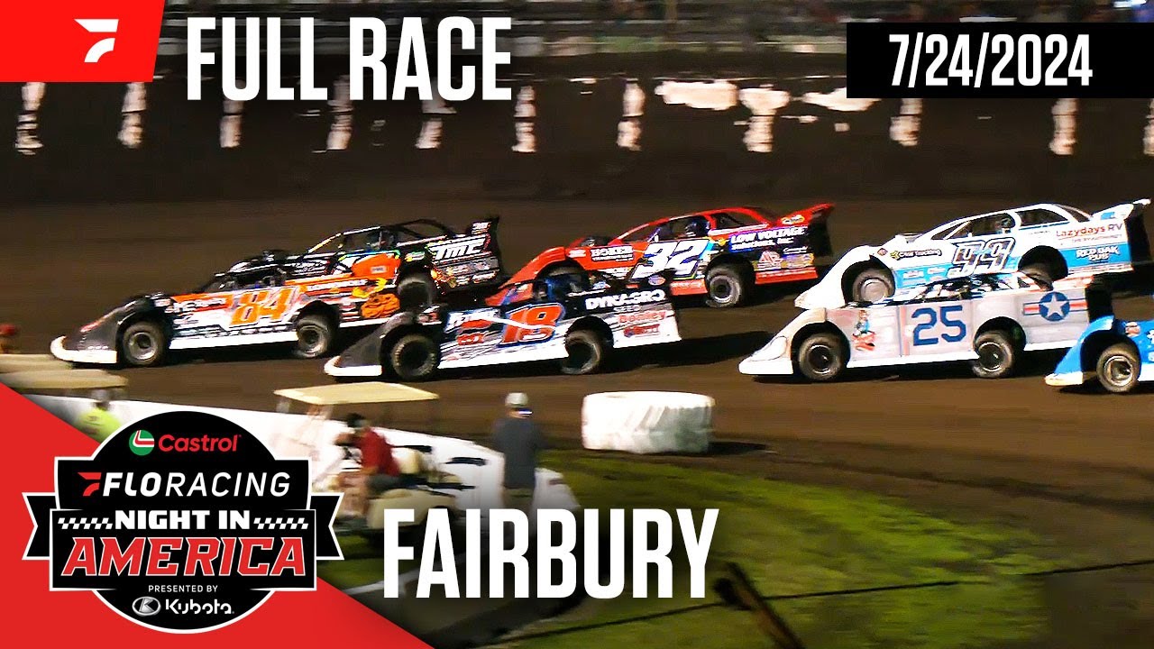 FULL RACE: Castrol FloRacing Night in America at Fairbury Speedway 7/24/2024