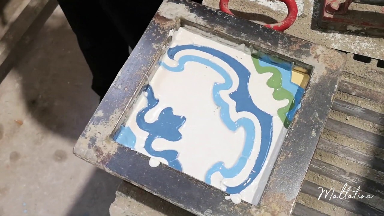 Traditional Maltese Patterned Tile Making Process by Halmann Vella, Malta