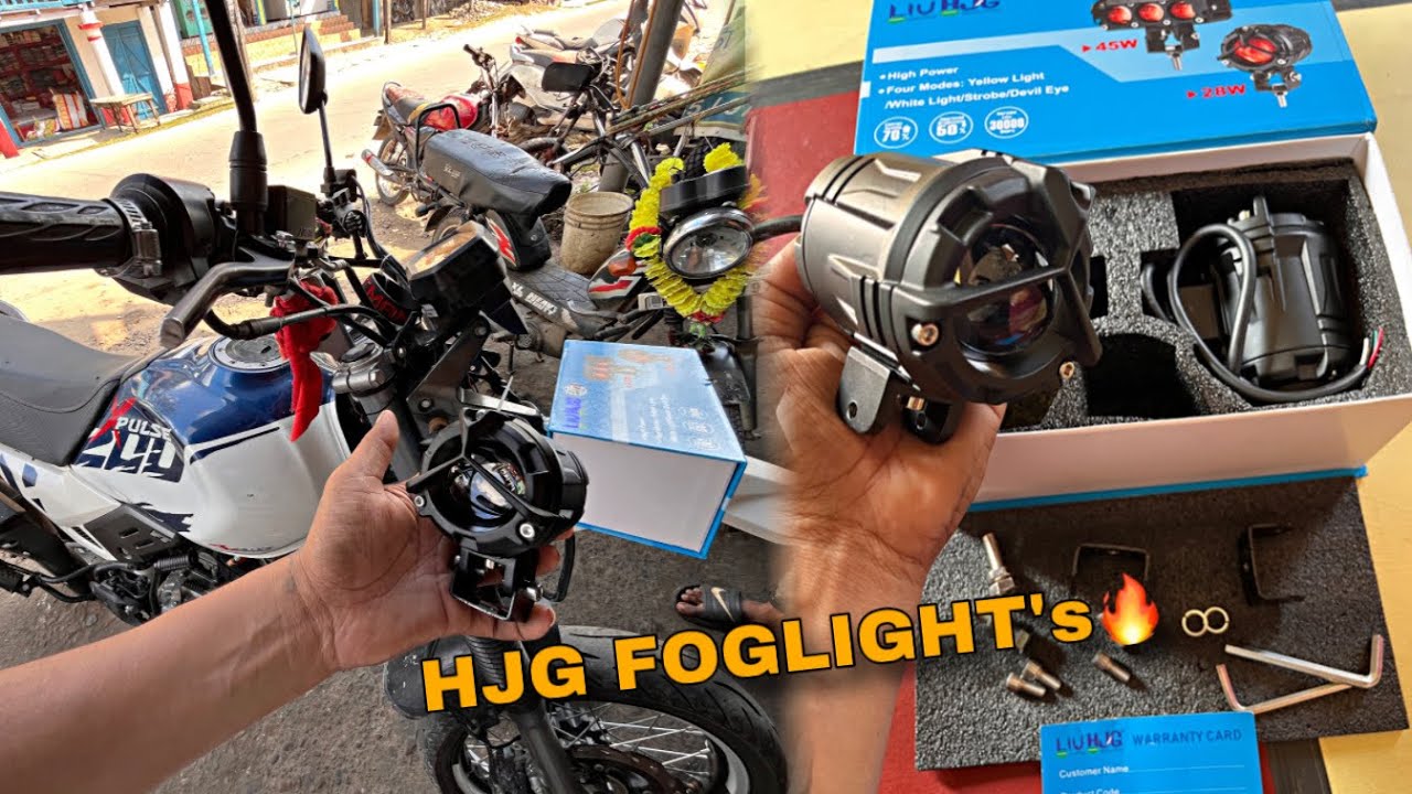 HJG Mercedes-Y FOGLIGHT INSTALL ON XPULSE 200🔥 || Aab Hoga Long RIDE || #hjgfoglights #review