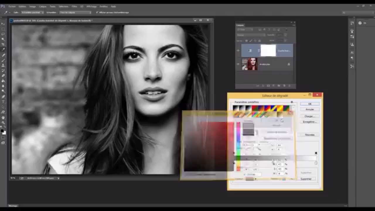 01- Photoshop - Conversion en noir et blanc et touche de couleurs tendance