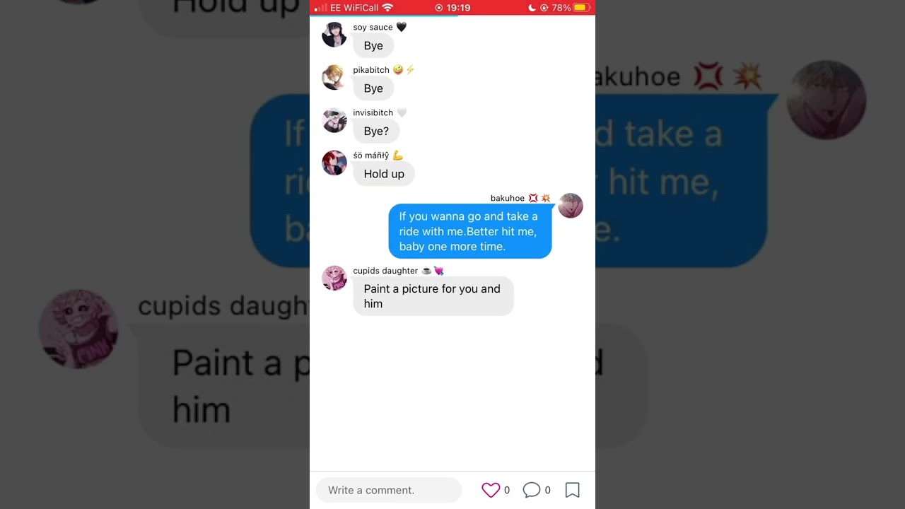 2002| bnha/mha texting story lyric prank bakudeku/bkdk