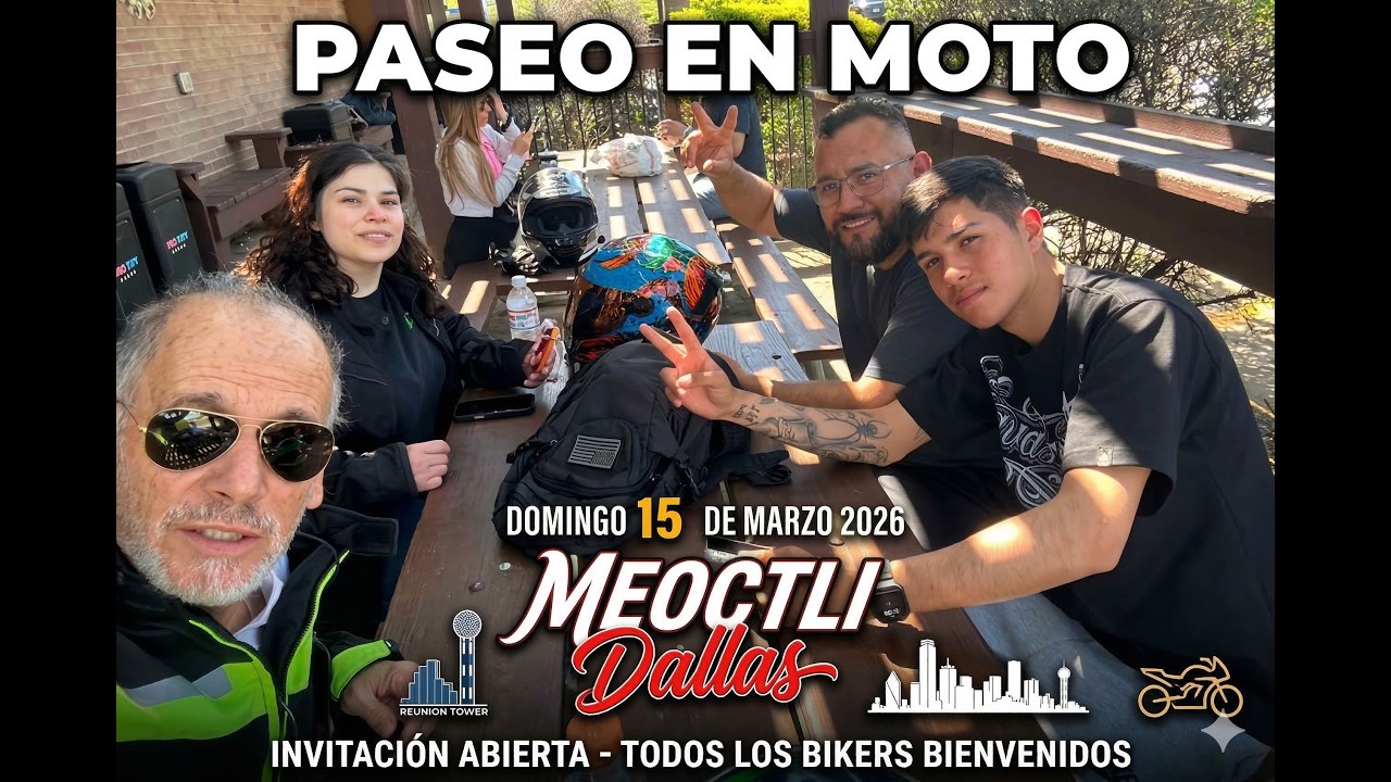 Paseo en moto Domingo 15 de Marzo 2026