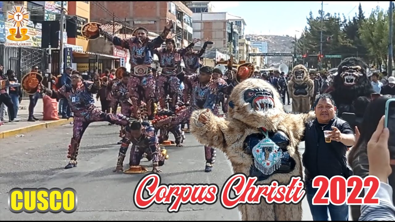 Corpus Christi CUSCO 2022 🔴 PASACALLE Y DANZAS PATRON SAN SEBASTIAN 2022