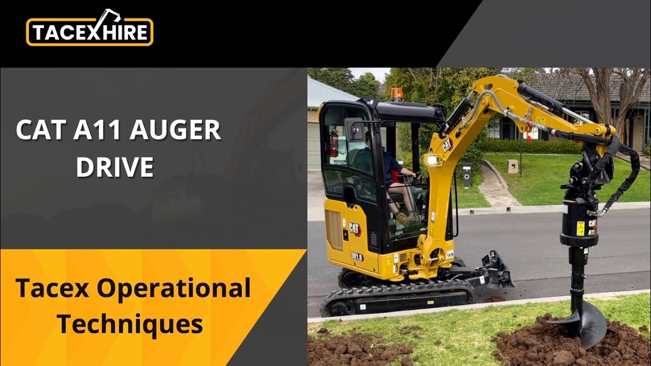 Cat 301.8  A11 AUGER DRIVE