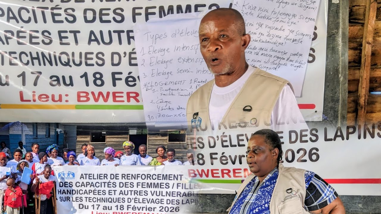 MASISI : PLUS DE 50 FEMMES ET FILLES HANDICAPÉES FORMÉES PAR L'ONG PAPH À BWEREMANA 