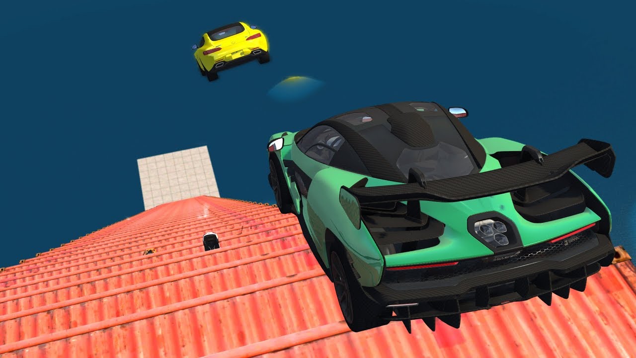 High Speed Jumps/Crashes #45 - BeamNG Drive Crash Testing