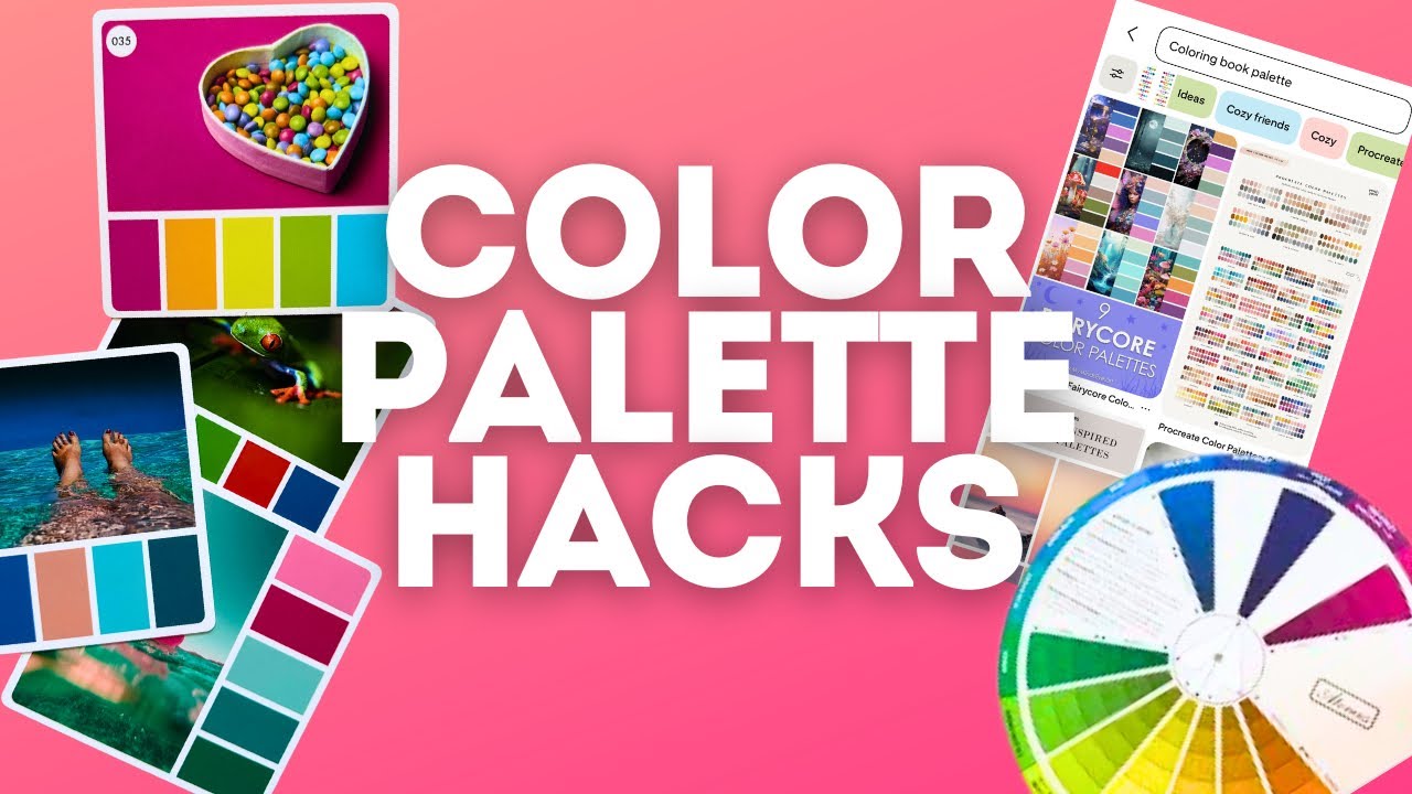 How I Choose Color Palettes for my Adult Coloring Pages