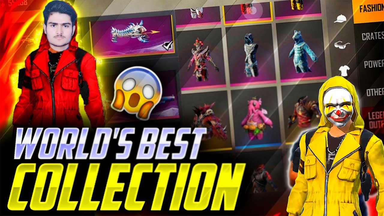 Free Fire ID`s Collection Worth 500$ || Review & Reaction! 🤯💰