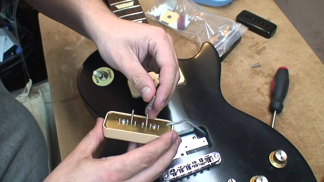 How to change P90 Pickup Covers on a Les Paul