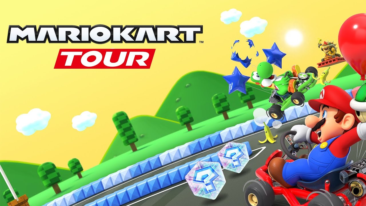 Primeira live de Mário kart tour no canal!!