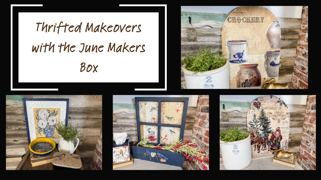 Thrifted Makeovers with the June Makers Box