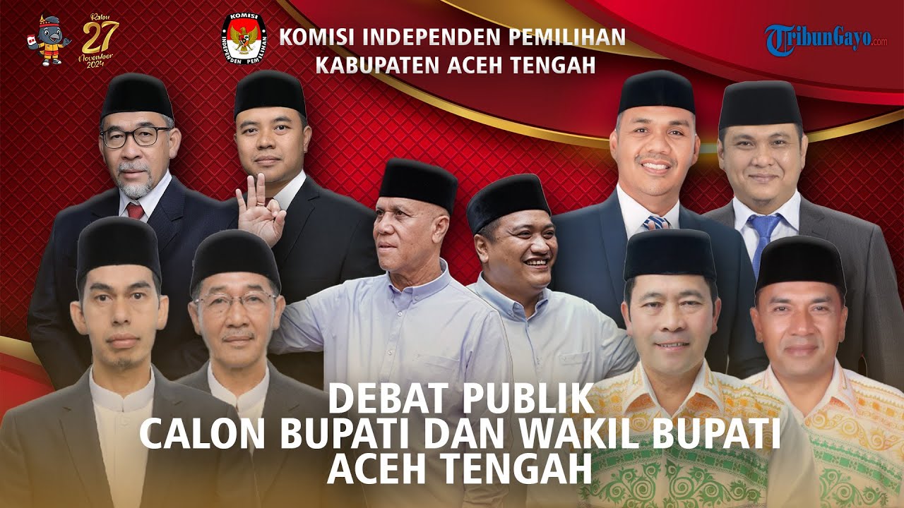 🔴LIVE DEBAT PASANGAN CALON BUPATI DAN WAKIL BUPATI  ACEH TENGAH