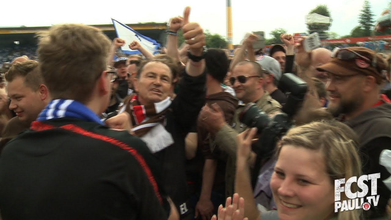 Darmstadt: Feiern mit den Fans I fcstpauli.tv