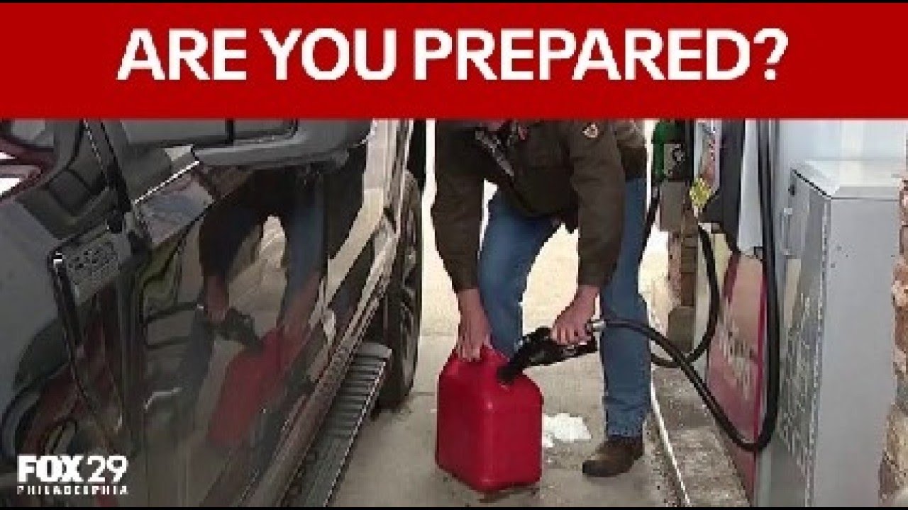 Gas stations, grocery and liquor stores busy ahead of winter snowstorm