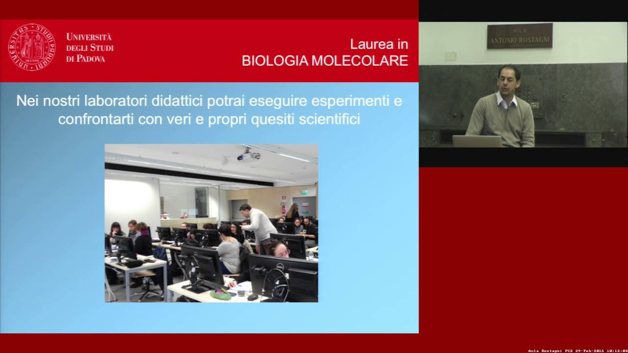 Corso di Laurea in Biologia Molecolare - Orientamento - Scuola di Scienze