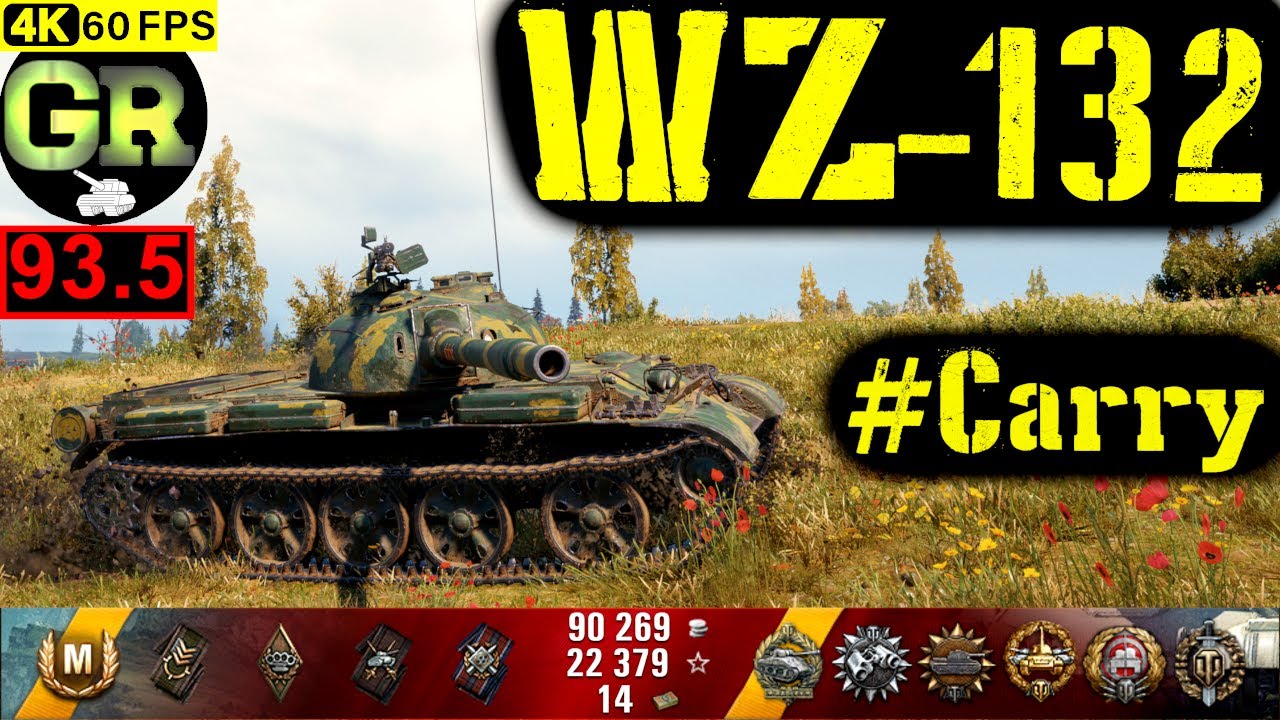 World of Tanks WZ-132 WoT Replay - 8 Kills 6.2K DMG(Patch 1.5.0)