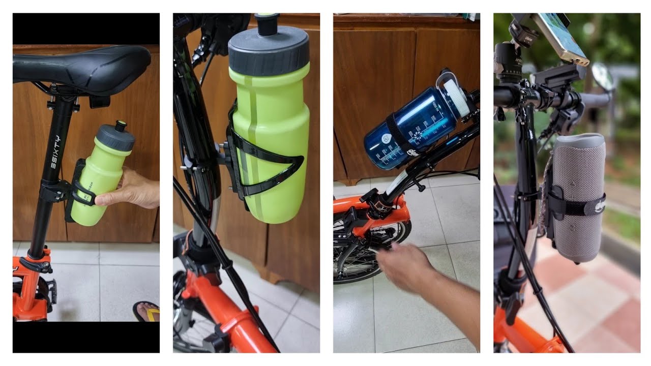 Best Bottle Holder for Brompton & other Trifold Bikes