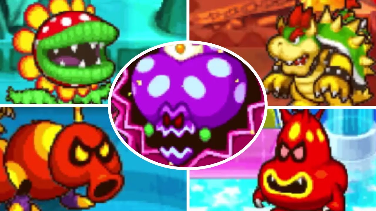 Mario and Luigi: Partners In Time - All Bosses (No Damage)