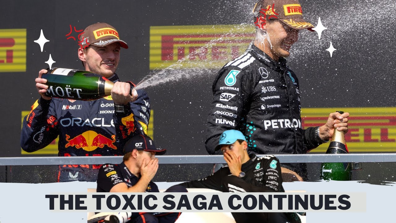 Max Verstappen and George Russell's f1 divorce arc but it's getting worse
