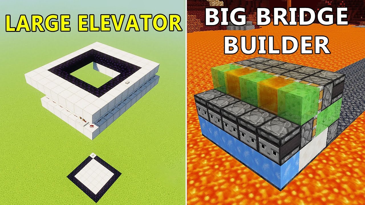 3+ Redstone Build (Large Elevator) in Minecraft!