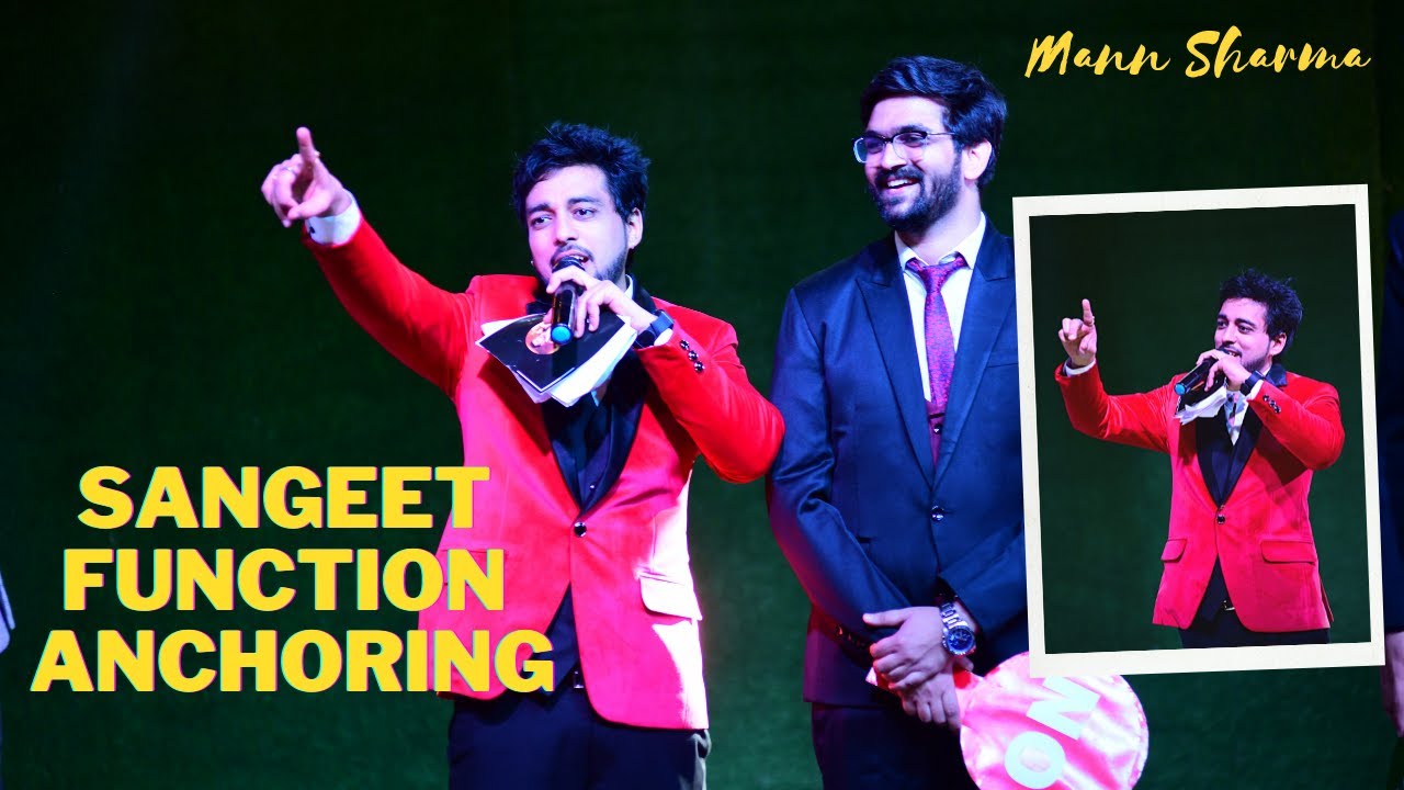 Best Anchor In Jodhpur Sangeet Wedding Ceremony  - Mann Sharma | Best Anchor India Rajasthan Gujarat