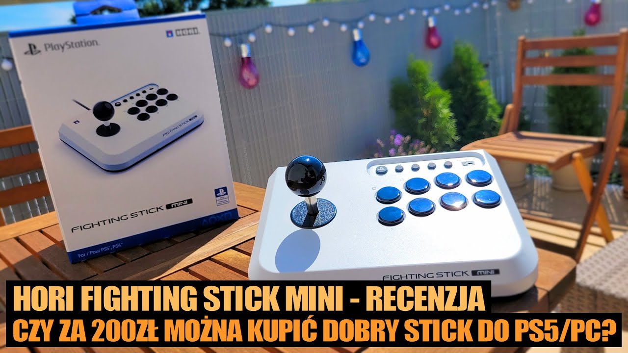 HORI FIGHTING STICK MINI - recenzja - czy za 200zł da się kupić dobry stick do PS5/PS4/PC?