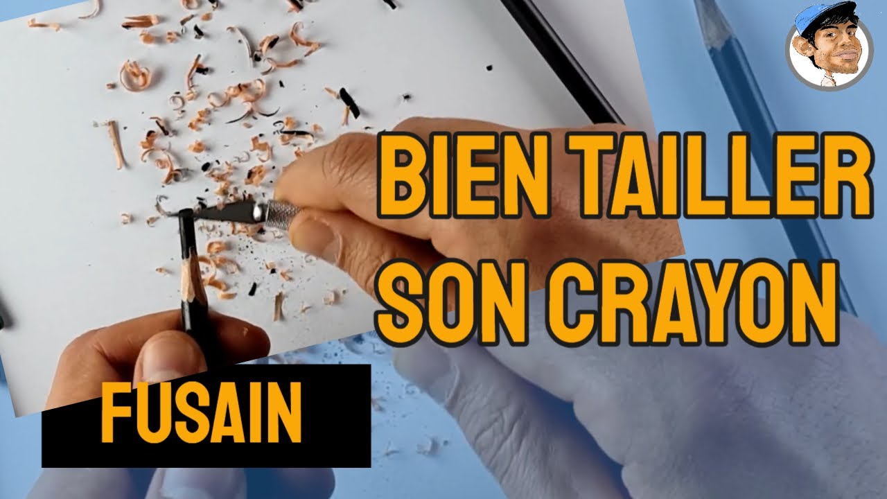 [astuce dessin] comment bien tailler un crayon fusain