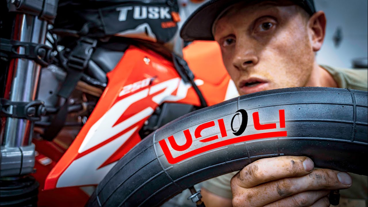 This 7MM Tube Can Run FLAT.. | Lucioli Hard Enduro Install