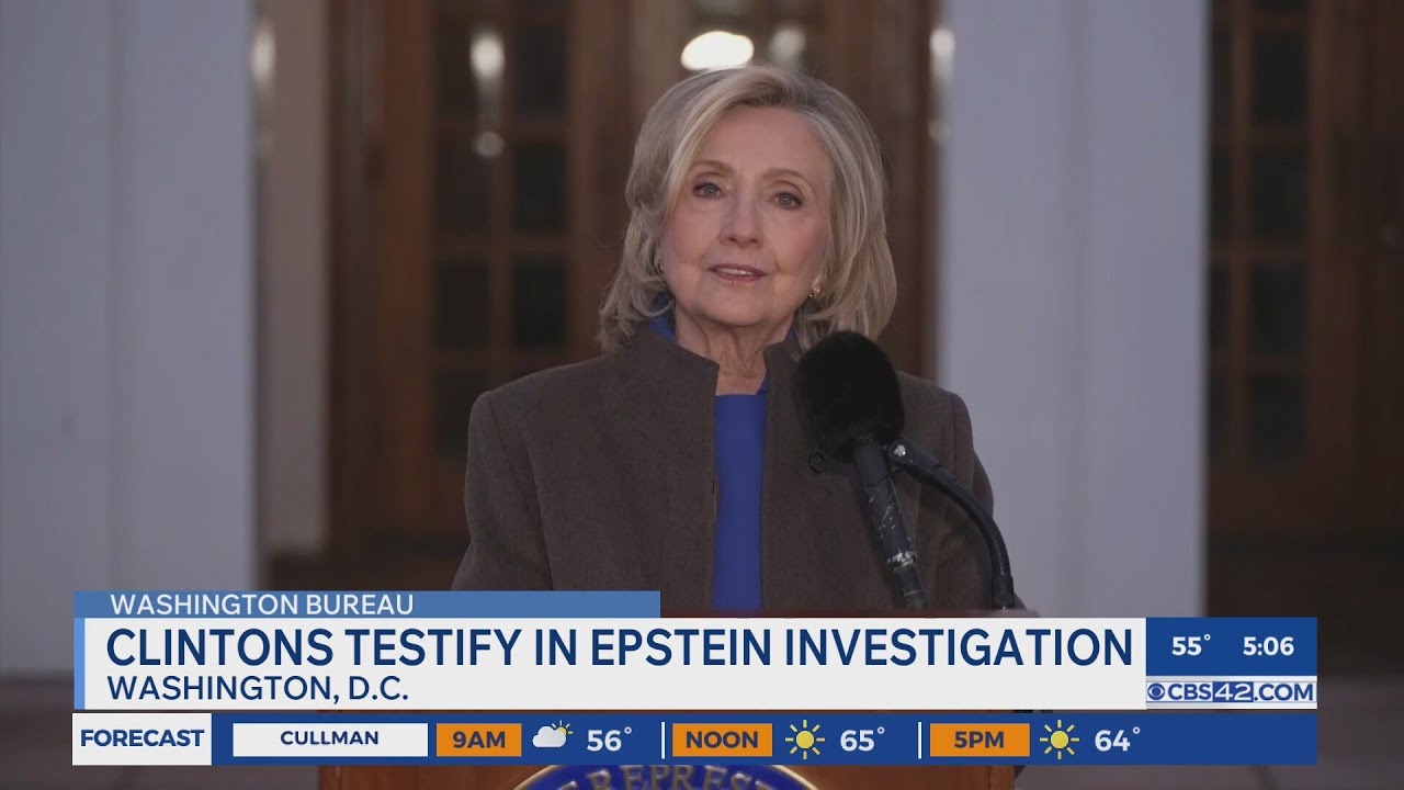 Hillary Clinton testifies she has no information on Epstein’s crimes and doesn’t recall meeting him