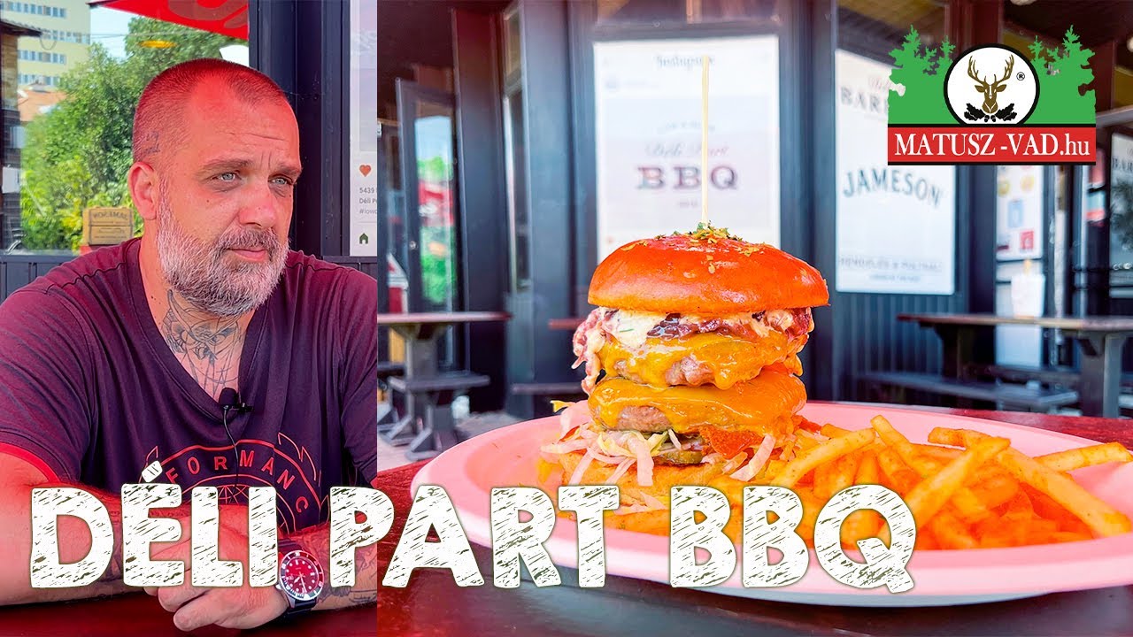 Brut&aacute;l nagy burgerekkel &eacute;s faszenes grillel v&aacute;r a D&eacute;li Part BBQ Si&oacute;fokon