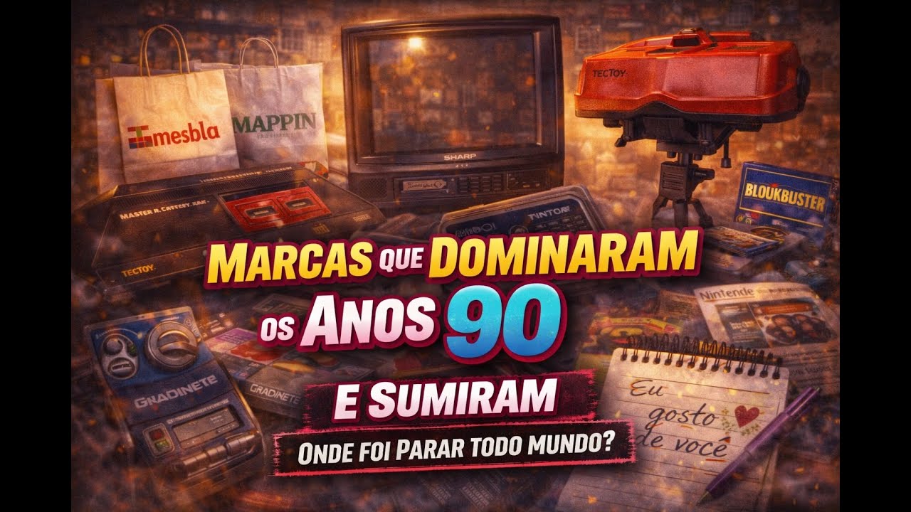 Marcas que dominaram os anos 90 e sumiram  onde foi parar todo mundo?