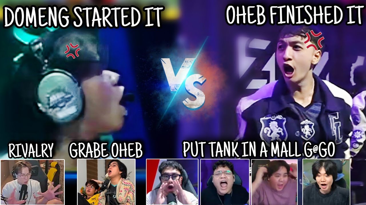 Streamers REACTION to OHEB firing back at Domengkite after they DEMOLISHED AURORA GAMING in GAME 3