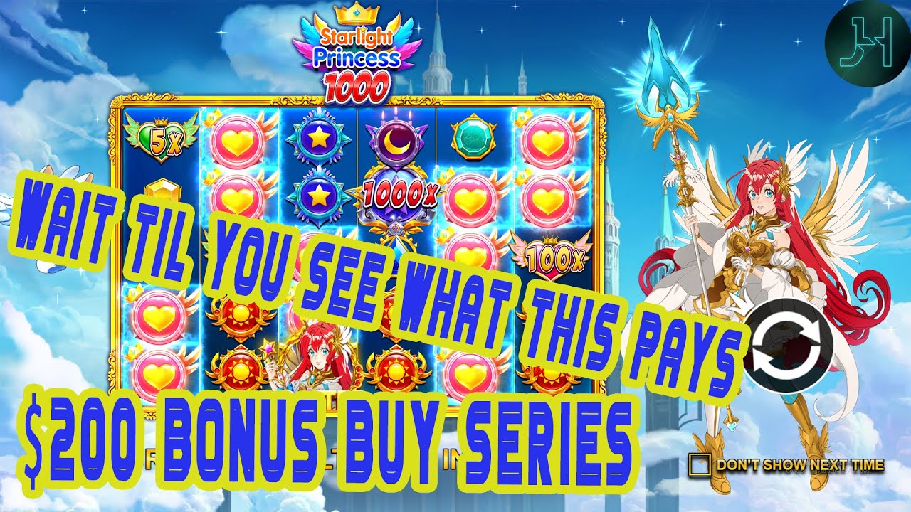 $200 Bonus Buy Series: Nobody is Playing Starlight Princess 1000 But I'll do 5 x $200 Buys
