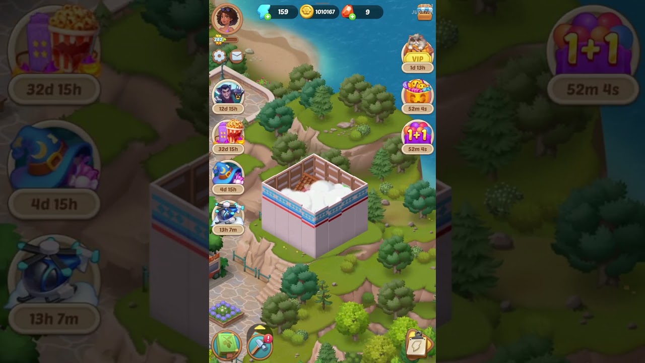 Seaside Escape |  Level 282   🏝🏖   #merge
