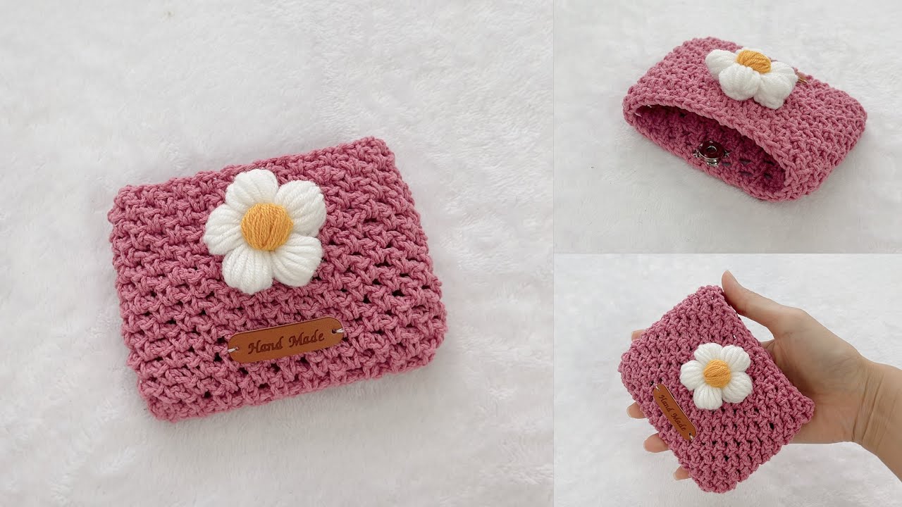Crochet Wallet |Mẫu 9| Móc ví