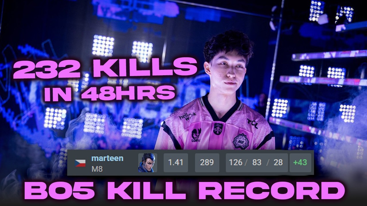 Marteen Highlights of 236 Kills ( M8 vs BBL, M8 vs FNC )