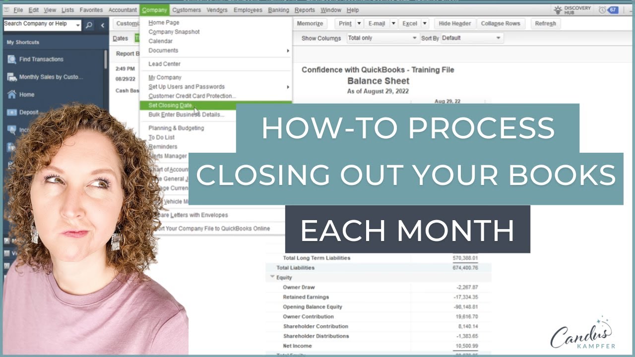How to Process Closing Out Books Each Month