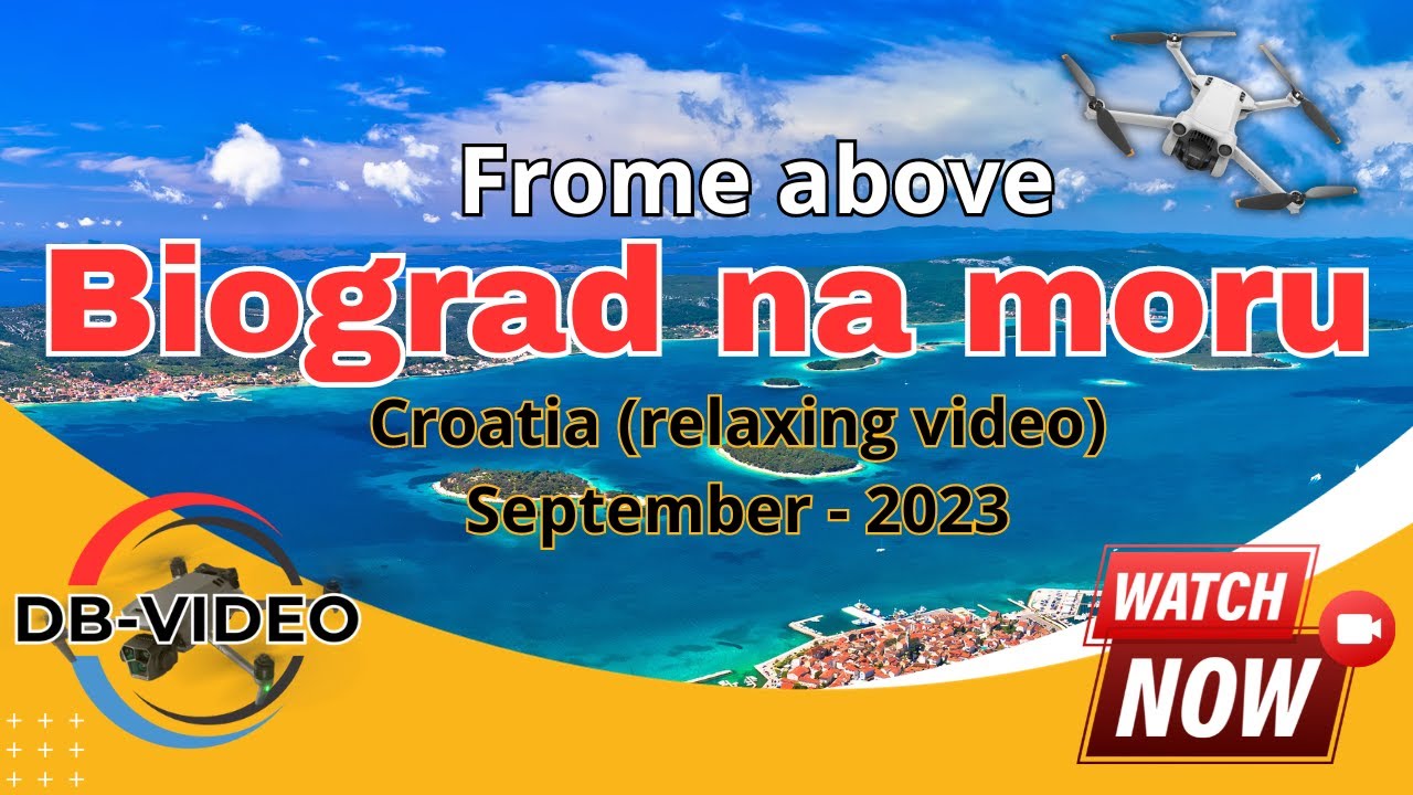 [4K] 🇭🇷 Biograd na moru 